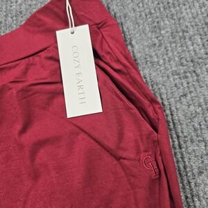 Cozy Earth Pajama Pants Womens 3XL Red Pomegranate Bamboo Viscose Jogger